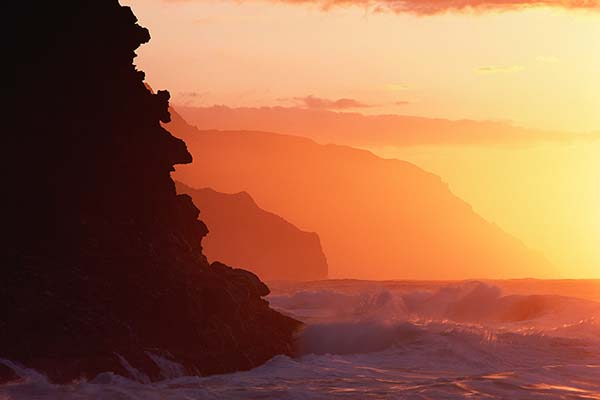 The Coast at Sunset